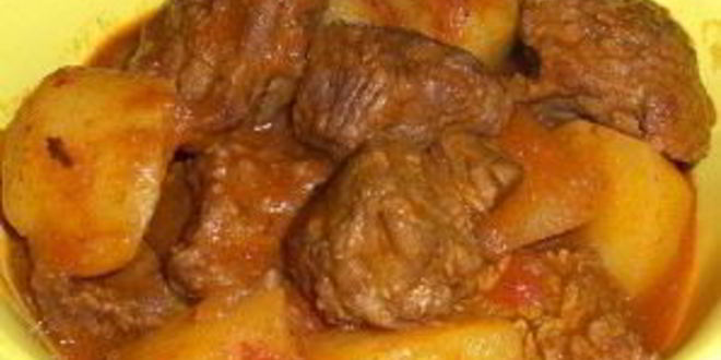 Рецепт гуляша из говядины с помидорами