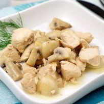 Рецепт Гуляша из индейки с грибами