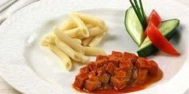 Рецепт гуляша из колбасы