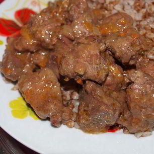 Рецепт Гуляша из куриной печени