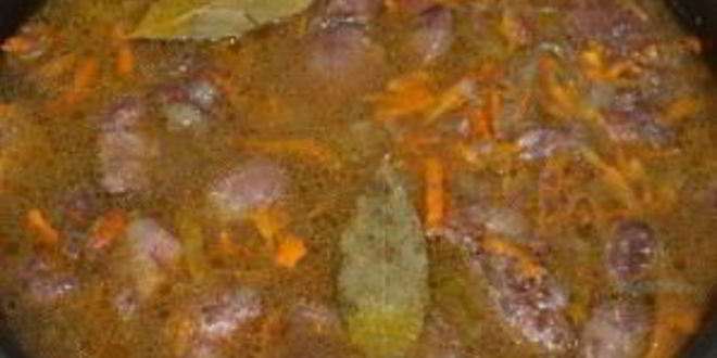 Рецепт гуляша из куриной печени