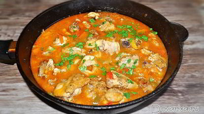 Рецепт Гуляша из курицы