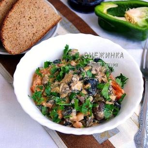 Рецепт Гуляша из лесных грибов