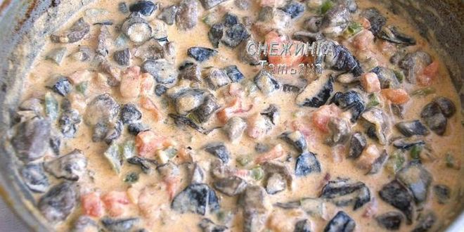 Рецепт гуляша из лесных грибов