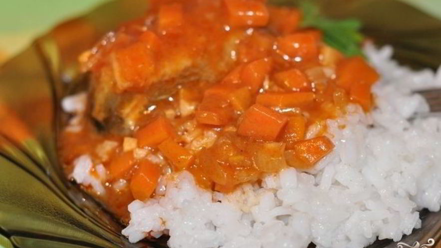 Рецепт гуляша из рыбы