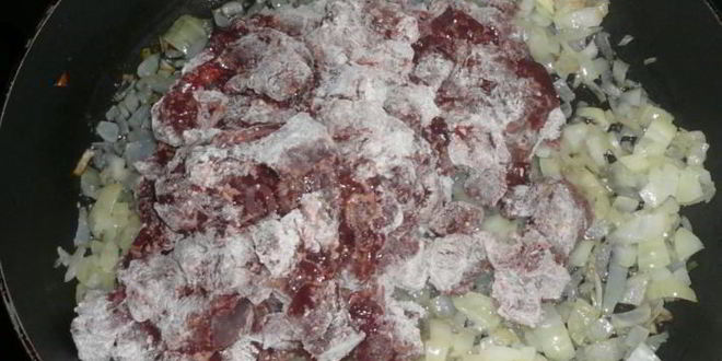 Рецепт гуляша печеночного свиного