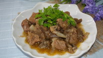 Рецепт Гуляша с баклажанами