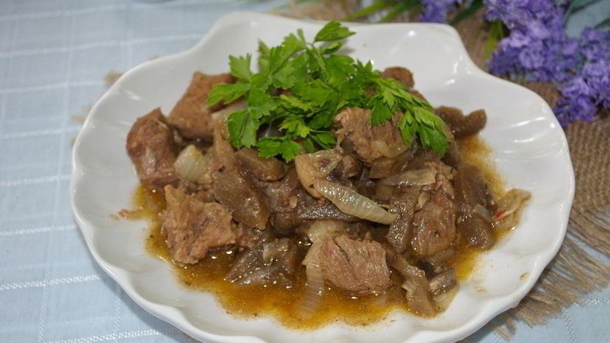 Рецепт гуляша с баклажанами