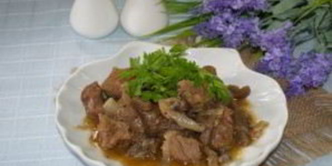 Рецепт гуляша с баклажанами