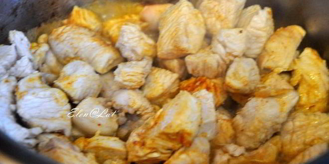 Рецепт гуляша с тыквой и индейкой