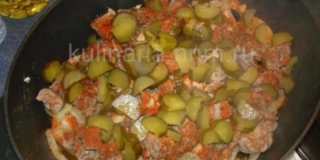 Рецепт гуляша в казане