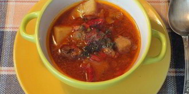 Рецепт супа-гуляша остренького