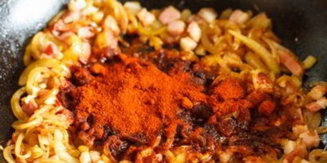 Рецепт свинины, тушенной с капустой а la гуляш