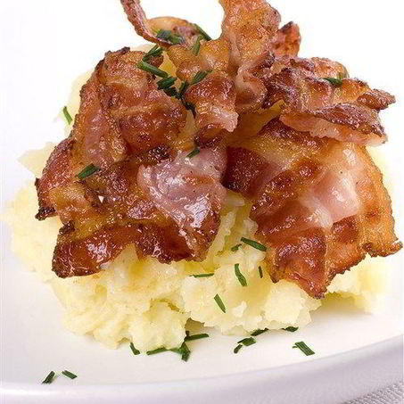 Рецепт Картофельного пюре с беконом и укропом