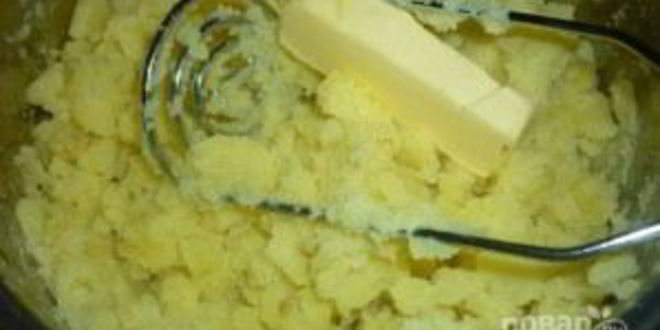 Рецепт картофельного пюре с маслом