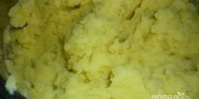 Рецепт картофельного пюре с маслом