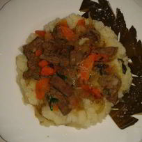 Рецепт Картофельного пюре с печенкой