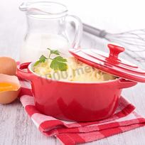 Рецепт Картофельного пюре с яйцом и молоком