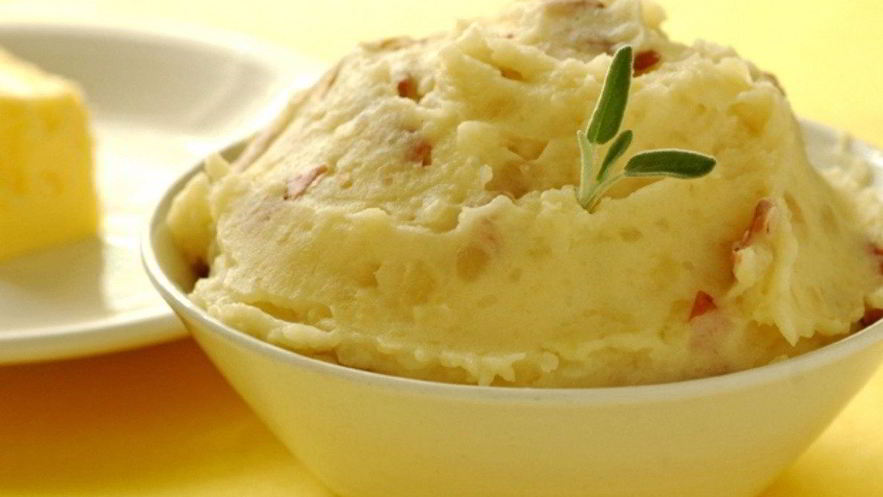 Рецепт картофельного пюре с жареным луком