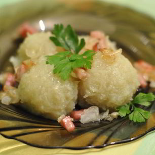 Рецепт Картофельных клецек постных