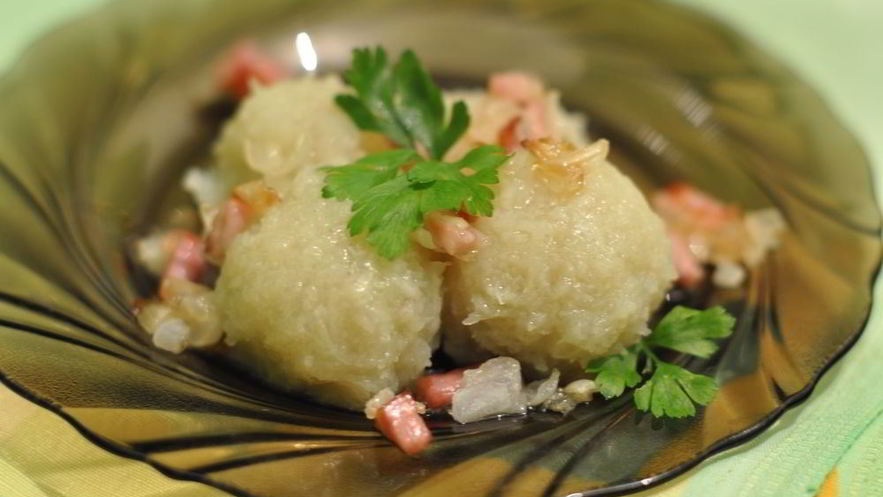 Рецепт картофельных клецек постных