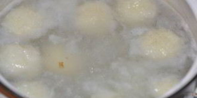 Рецепт картофельных клецек постных