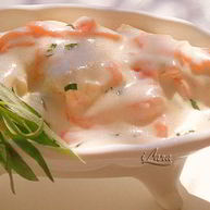 Рецепт Картофельных ньокков с зеленью и пармезаном под сливочным соусом