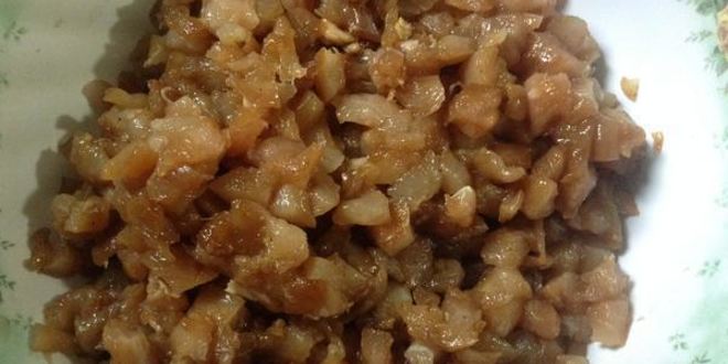 Рецепт гречаников с куриной грудкой и баклажанами