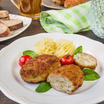 Рецепт Кабачкова-куриных котлеты