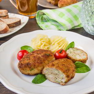 Рецепт Кабачкова-куриных котлеты