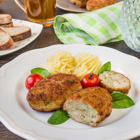 Рецепт Кабачкова-куриных котлеты