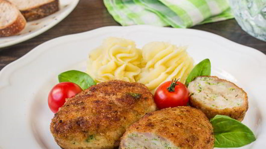 Рецепт кабачкова-куриных котлеты