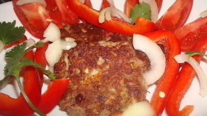 Рецепт Котлет из фасоли и цукини