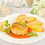 Рецепт Котлет из индейки с жареными яблоками