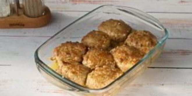 Рецепт котлет из индейки с жареными яблоками