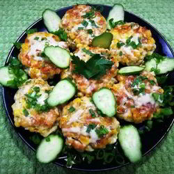 Рецепт Котлет из курицы и кукурузы