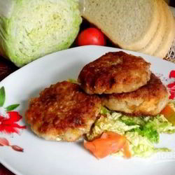 Рецепт Котлет из пекинской капусты с фаршем