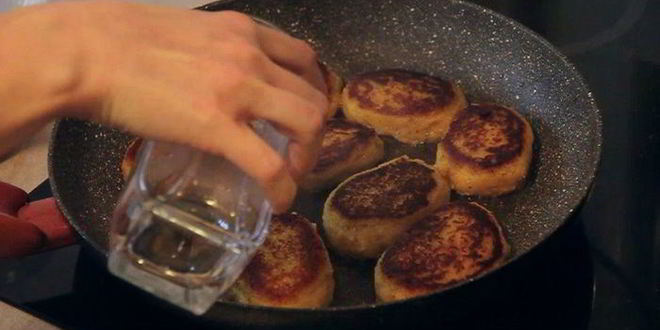 Рецепт постных котлет с орехами