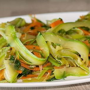 Рецепт Лапши из кабачков