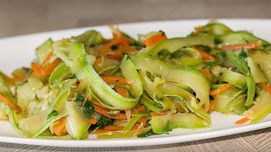 Рецепт лапши из кабачков