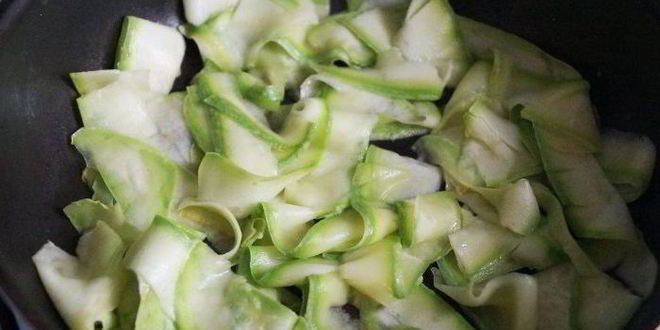 Рецепт лапши из кабачков