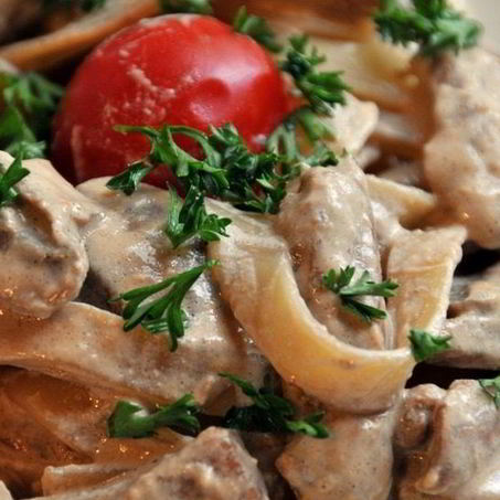 Рецепт Лапши с курицей и грибами