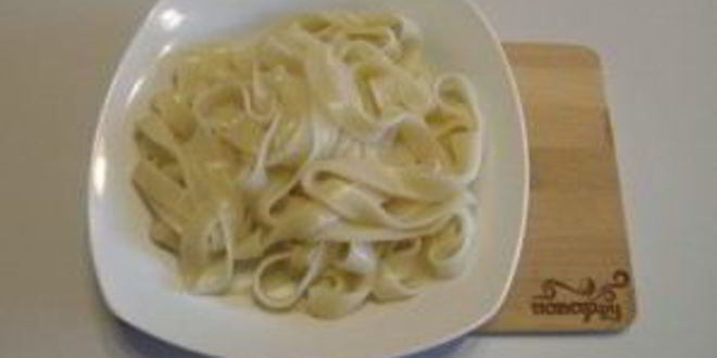 Рецепт лапши с морепродуктами