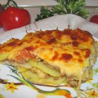 Рецепт Картофельной лазанья с фаршем в духовке