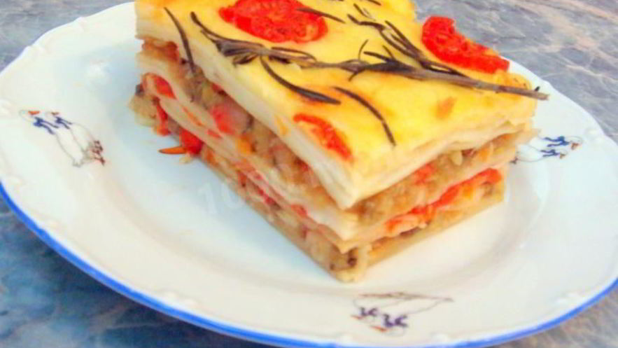 Рецепт лазаний овощная