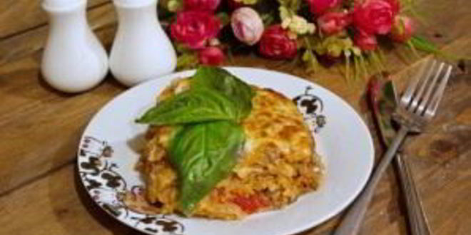 Рецепт лазаний под соусом болоньезе