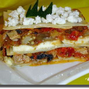 Рецепт Лазаний с баклажаном