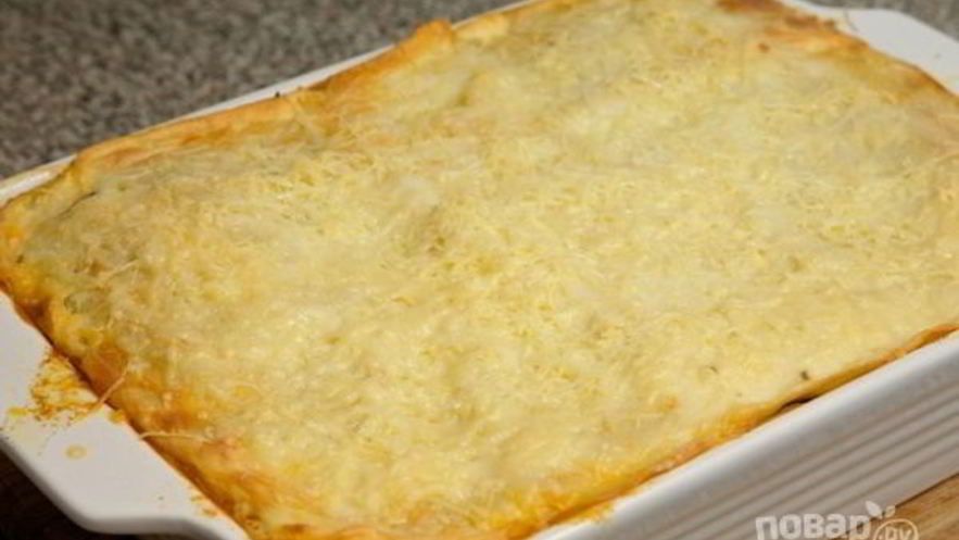 Рецепт лазаний с фаршем из готовых листов