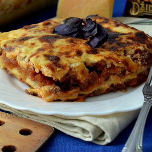 Рецепт Лазаний с телятиной и сыром Джюгас