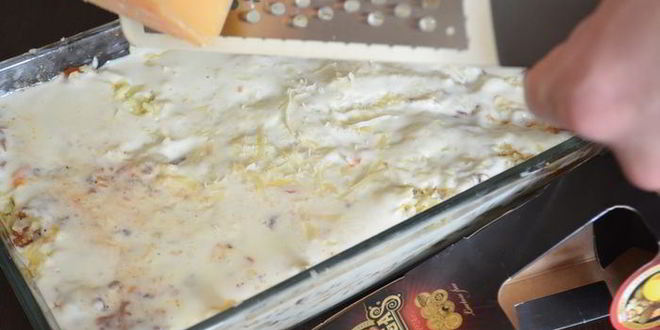 Рецепт лазаний с телятиной и сыром джюгас